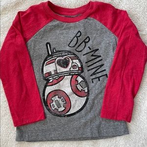 5t Star Wars Valentine’s Day long sleeve shirt